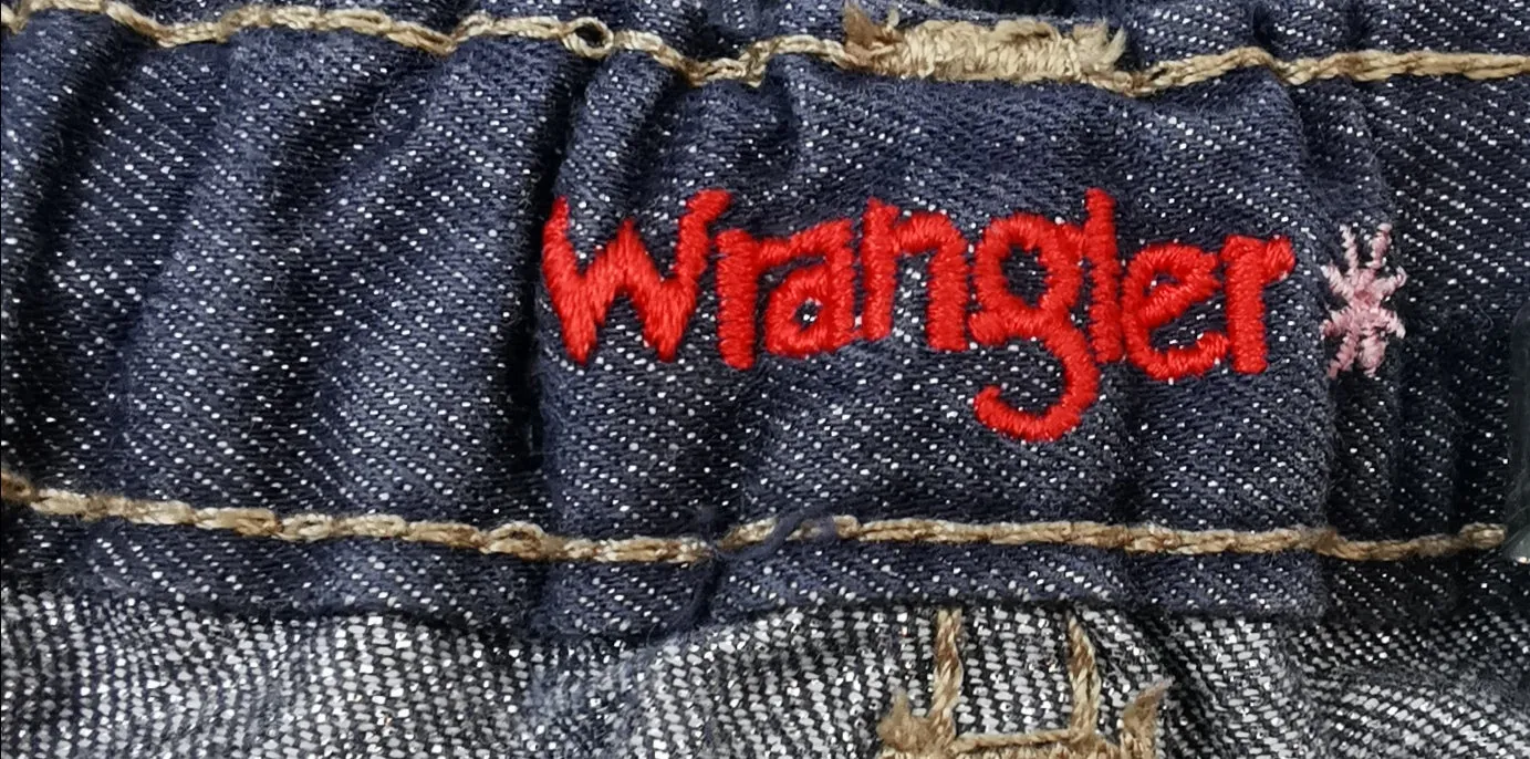 BABY GIRL SIZE 12 MONTHS - WRANGLER, Soft & Cozy, Bootcut Jeans EUC B46