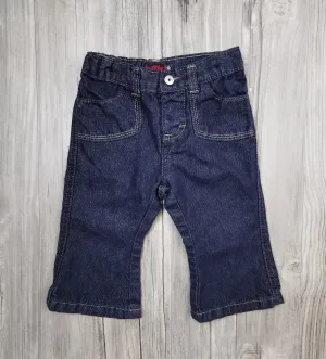 BABY GIRL SIZE 12 MONTHS - WRANGLER, Soft & Cozy, Bootcut Jeans EUC B46