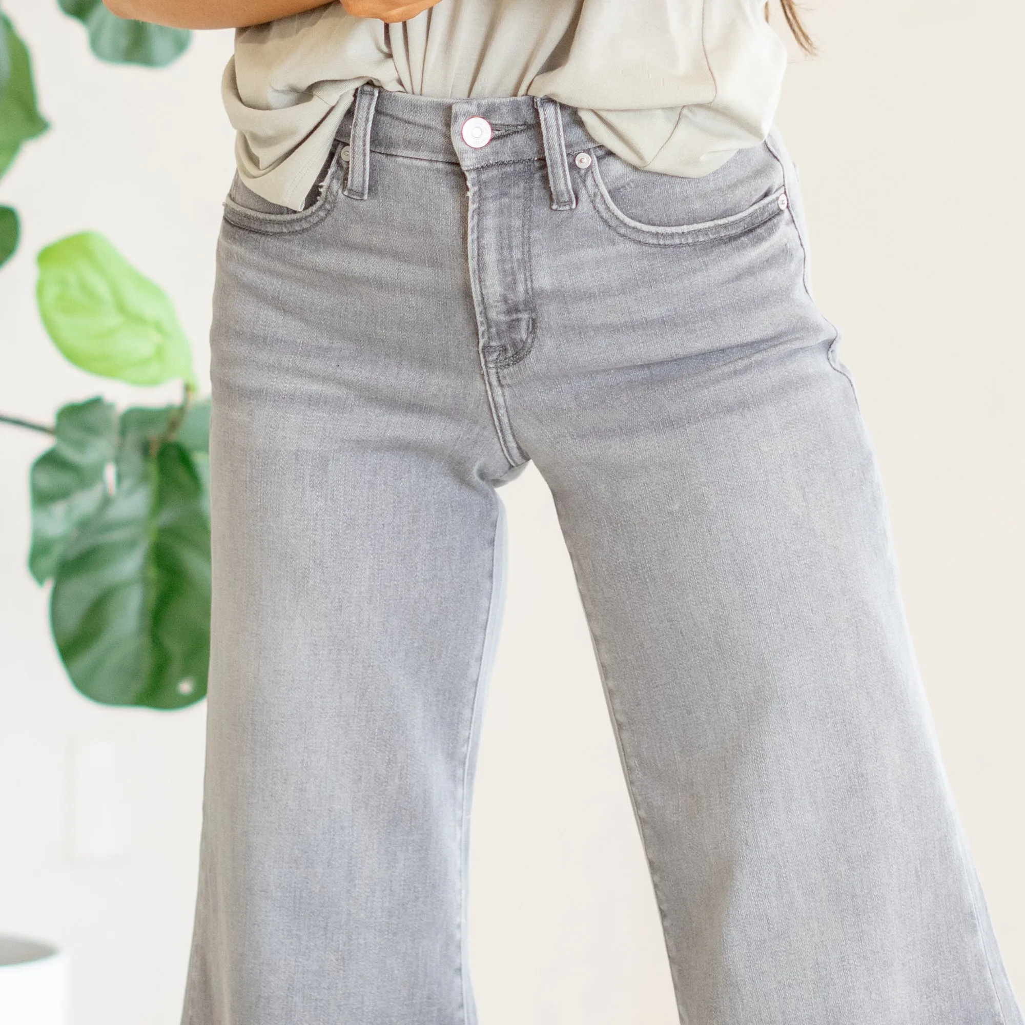 Bada High Rise Cropped Palazzo Fit