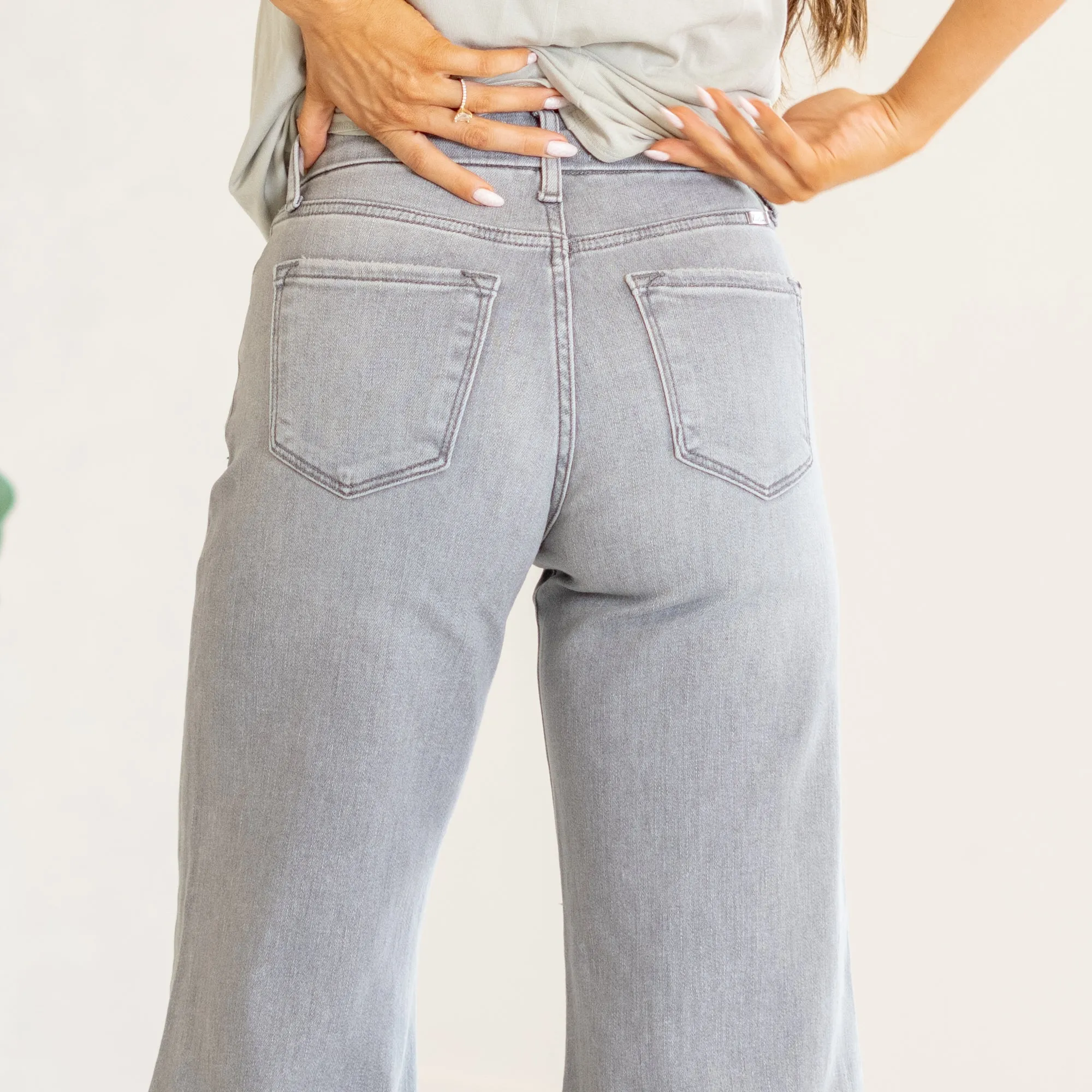 Bada High Rise Cropped Palazzo Fit