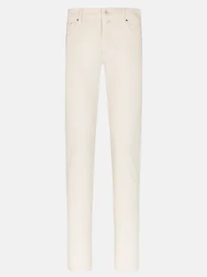 BARD PANTS IN WHITE CORDUROY
