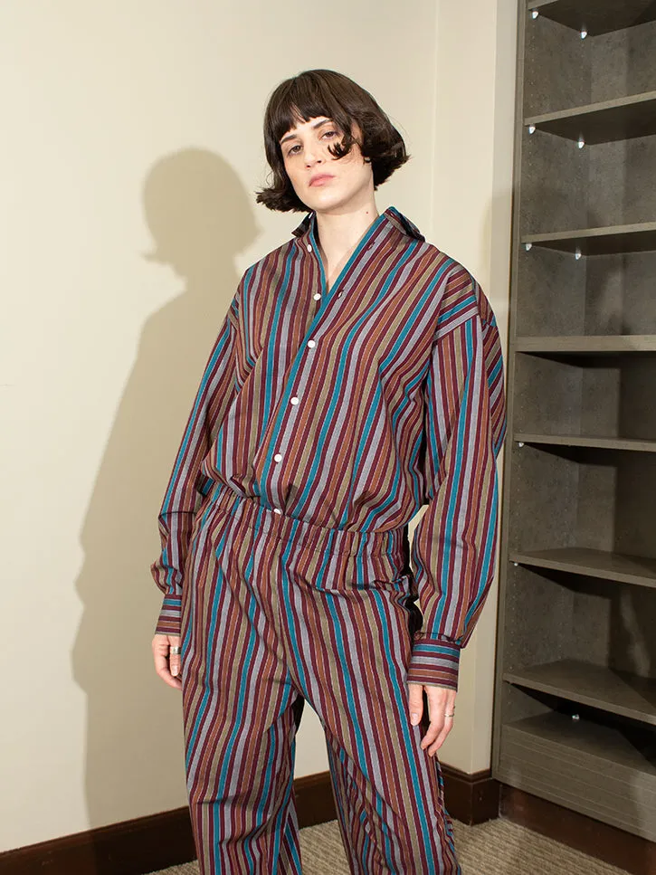 Baserange Ole Trousers, Multistripe