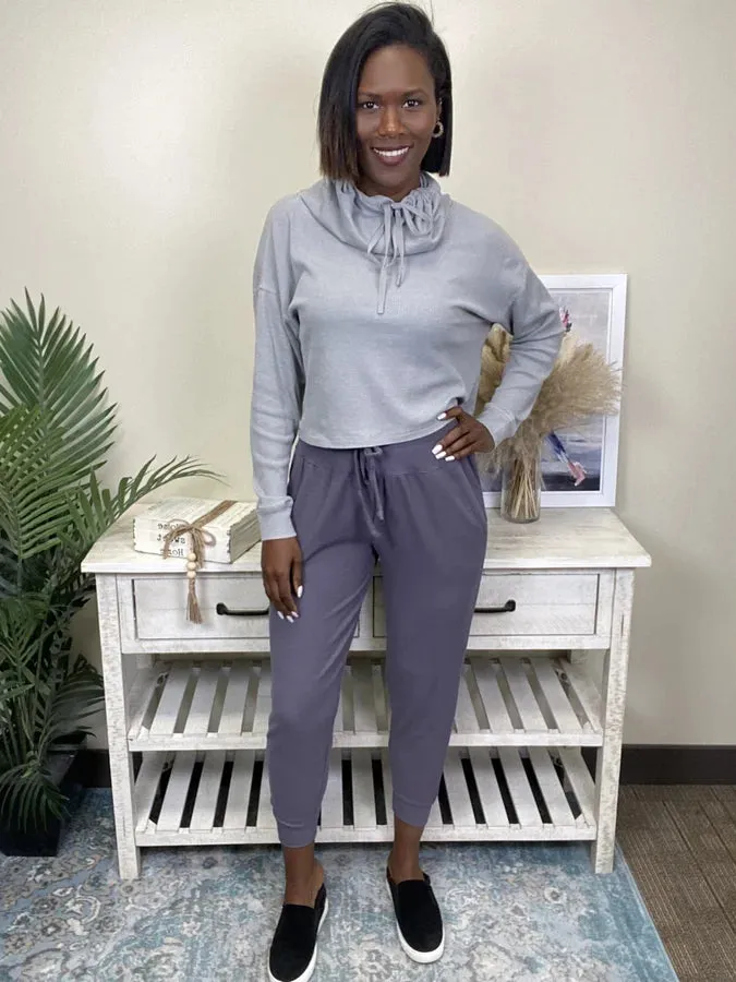 Be Still Women's Ribbed Stretch Sweatpants * Final Sale*