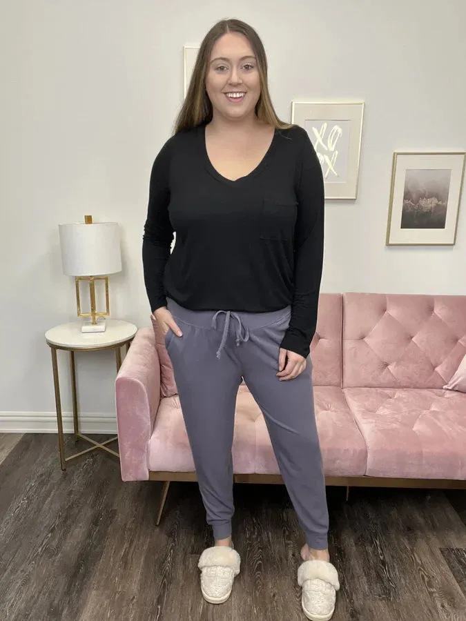 Be Still Women's Ribbed Stretch Sweatpants * Final Sale*