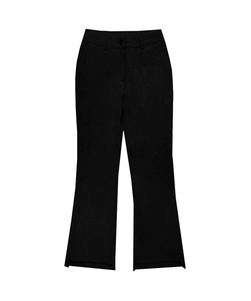 BENECIA 12 Brushed Bootcut - Black
