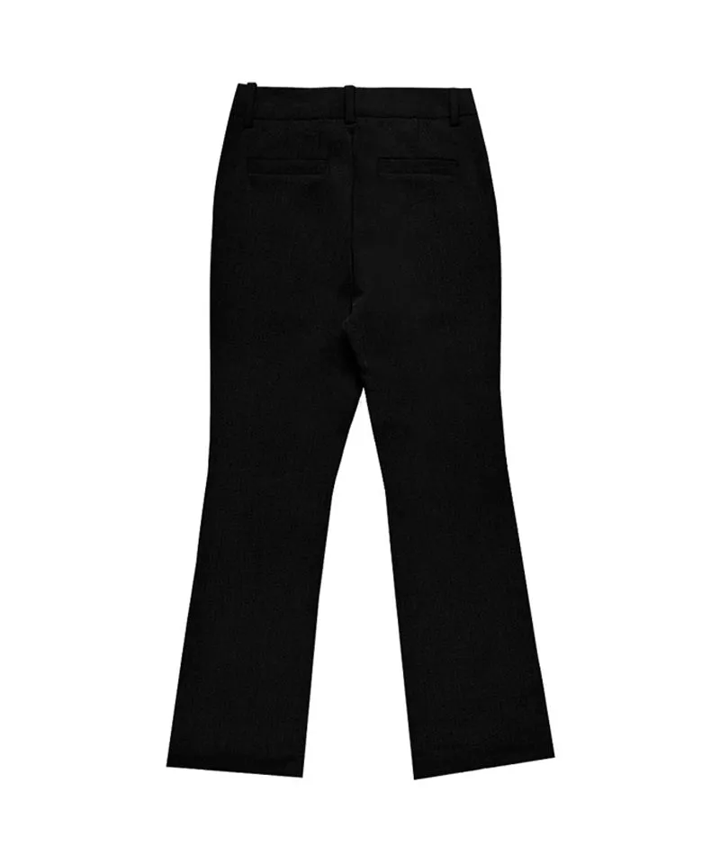 BENECIA 12 Brushed Bootcut - Black