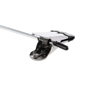 BetterM 10 Pcs Stainless Steel Pants Skirt Hangers, Trouser Stand Holder With 2 Adjustable Clips