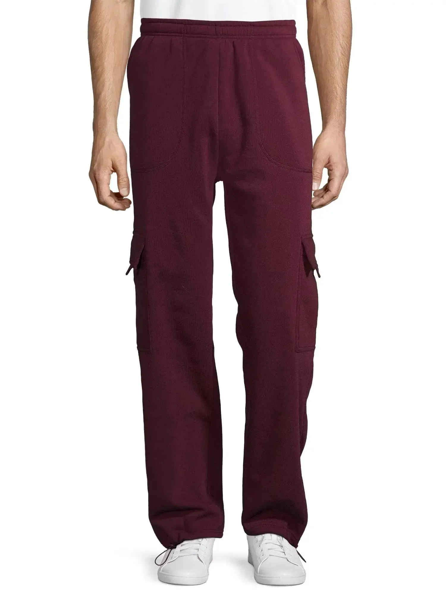 Big Men's Sweatpants with Fleece Cargo Pocket