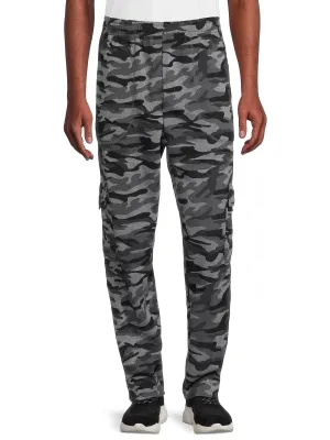 Big Men's Sweatpants with Fleece Cargo Pocket