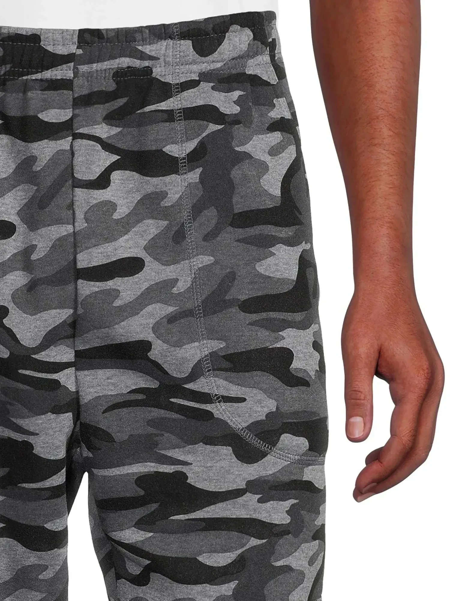 Big Men's Sweatpants with Fleece Cargo Pocket