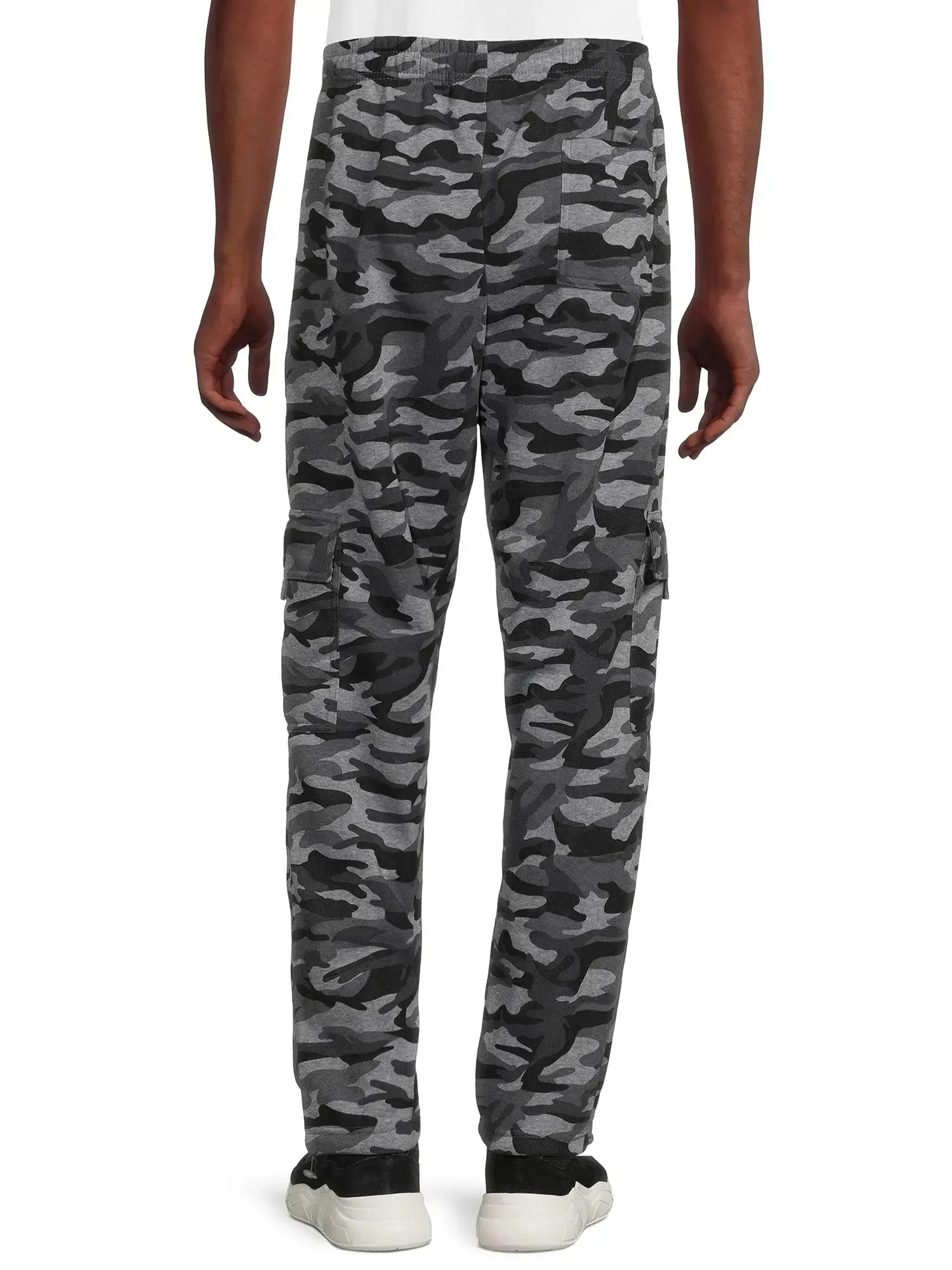 Big Men's Sweatpants with Fleece Cargo Pocket