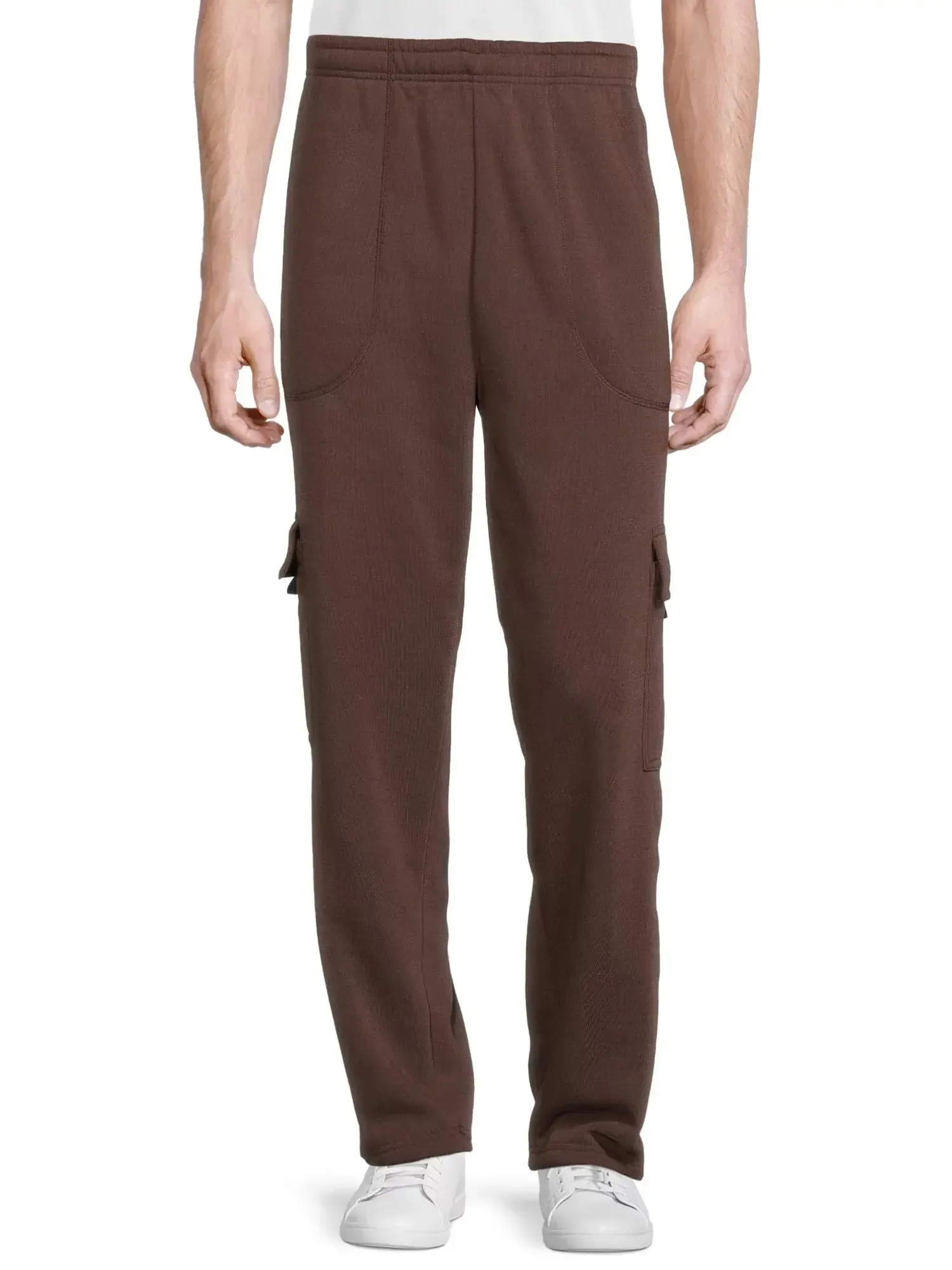 Big Men's Sweatpants with Fleece Cargo Pocket
