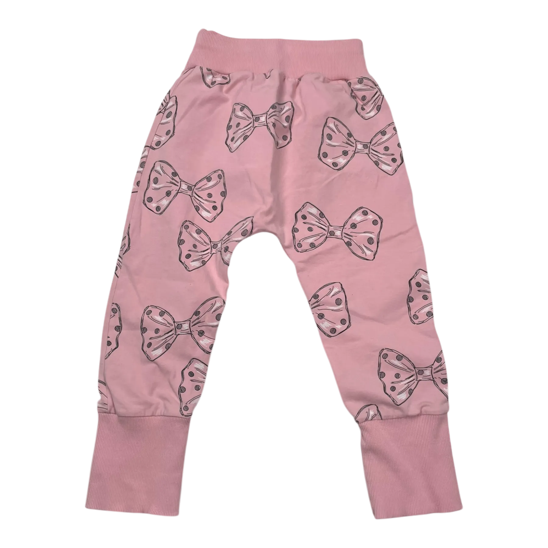 Blaa baby sweatpants, pink bow | 86/92cm