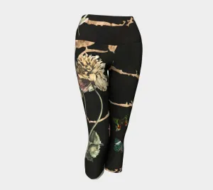 Black and Gold Capri