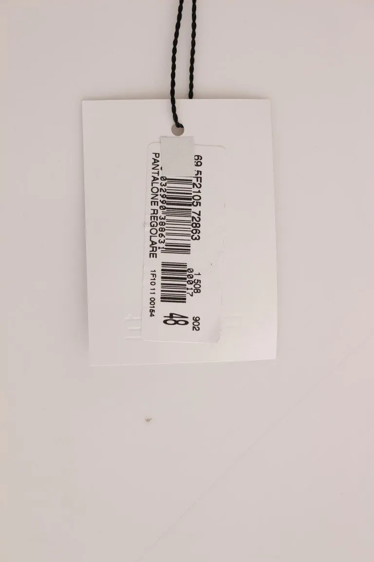 Black Corduroy Cotton Straight Fit Pants