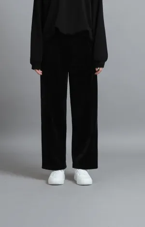 Black Ultrasoft Winter Loose Pants