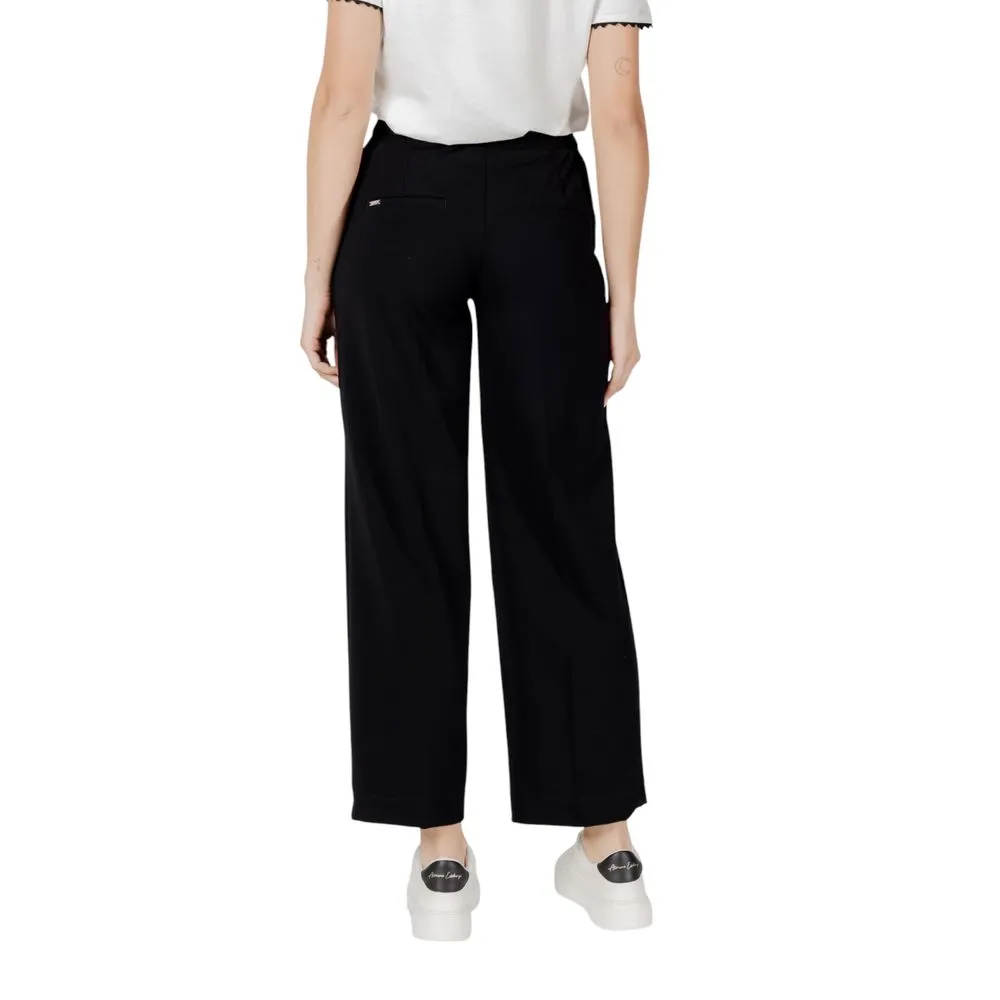 Black Viscose Jeans & Pant