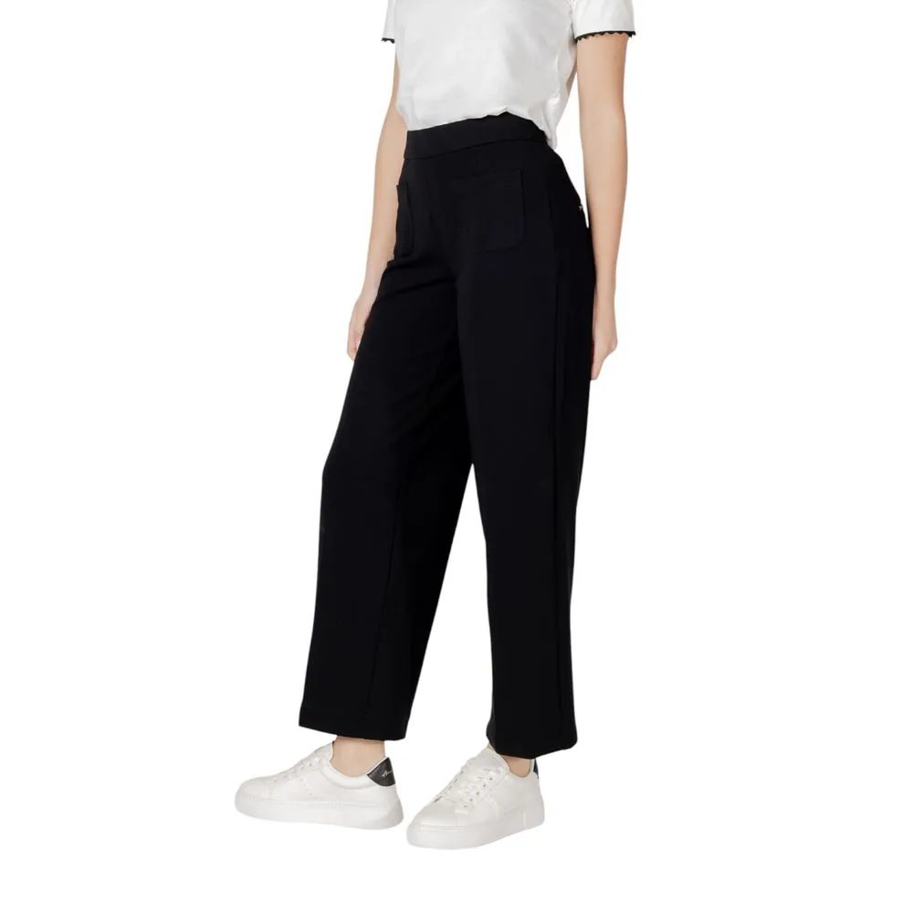 Black Viscose Jeans & Pant