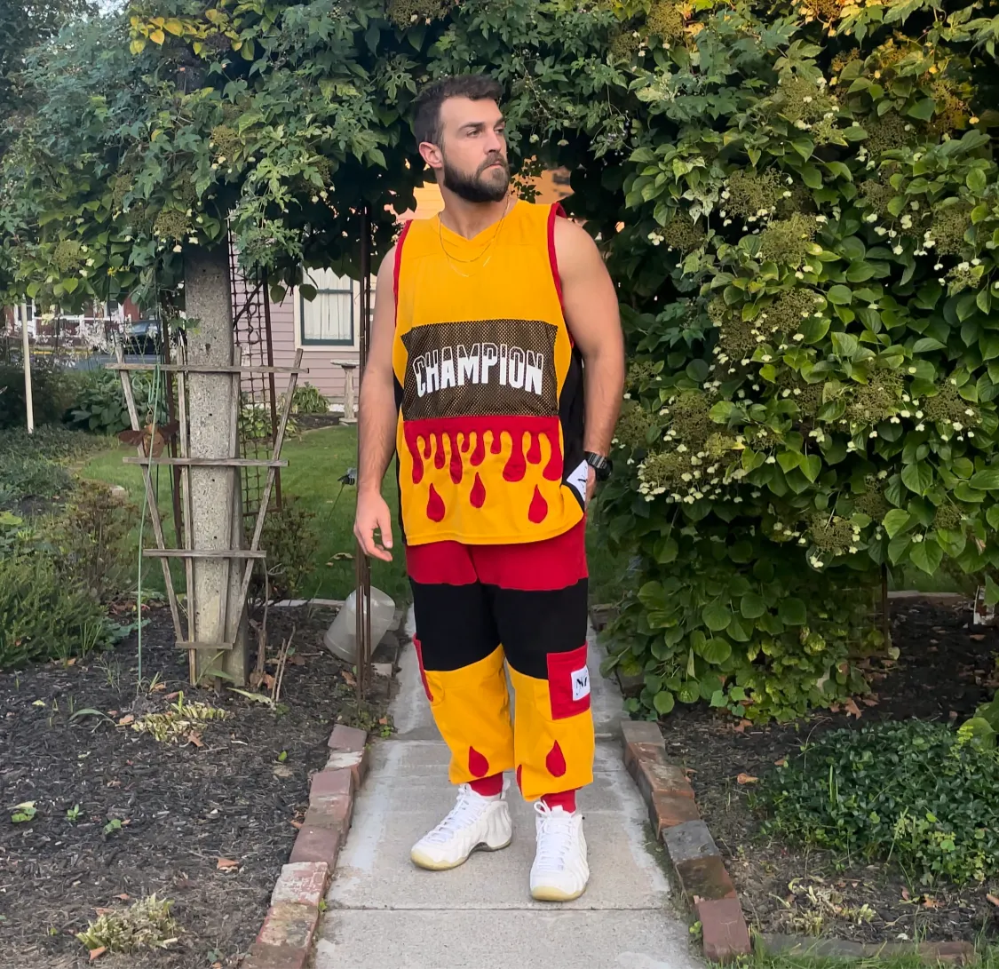 Bleeding Success Sweat-Mesh Hybrid Pants