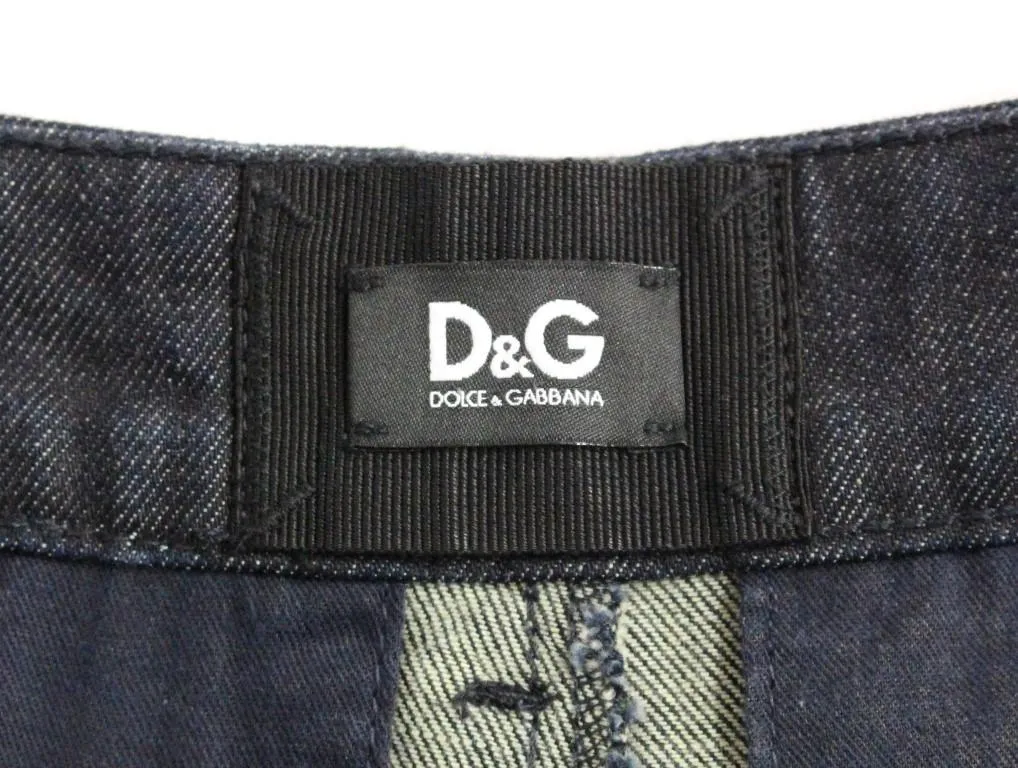 Blue Cotton Regular Fit Jeans Pants