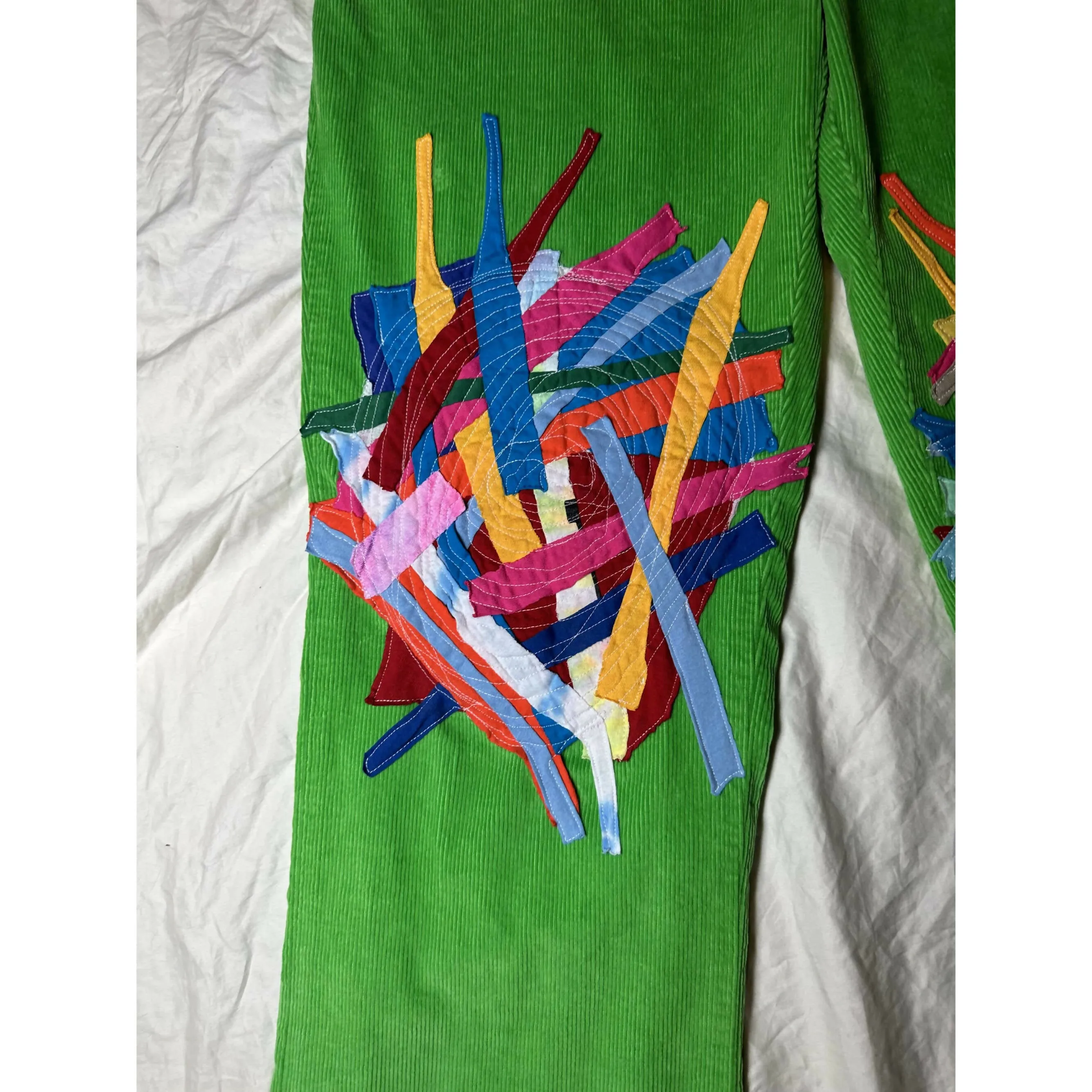 Blue Greenie Upcycled T-Shirt Corduroy Pants