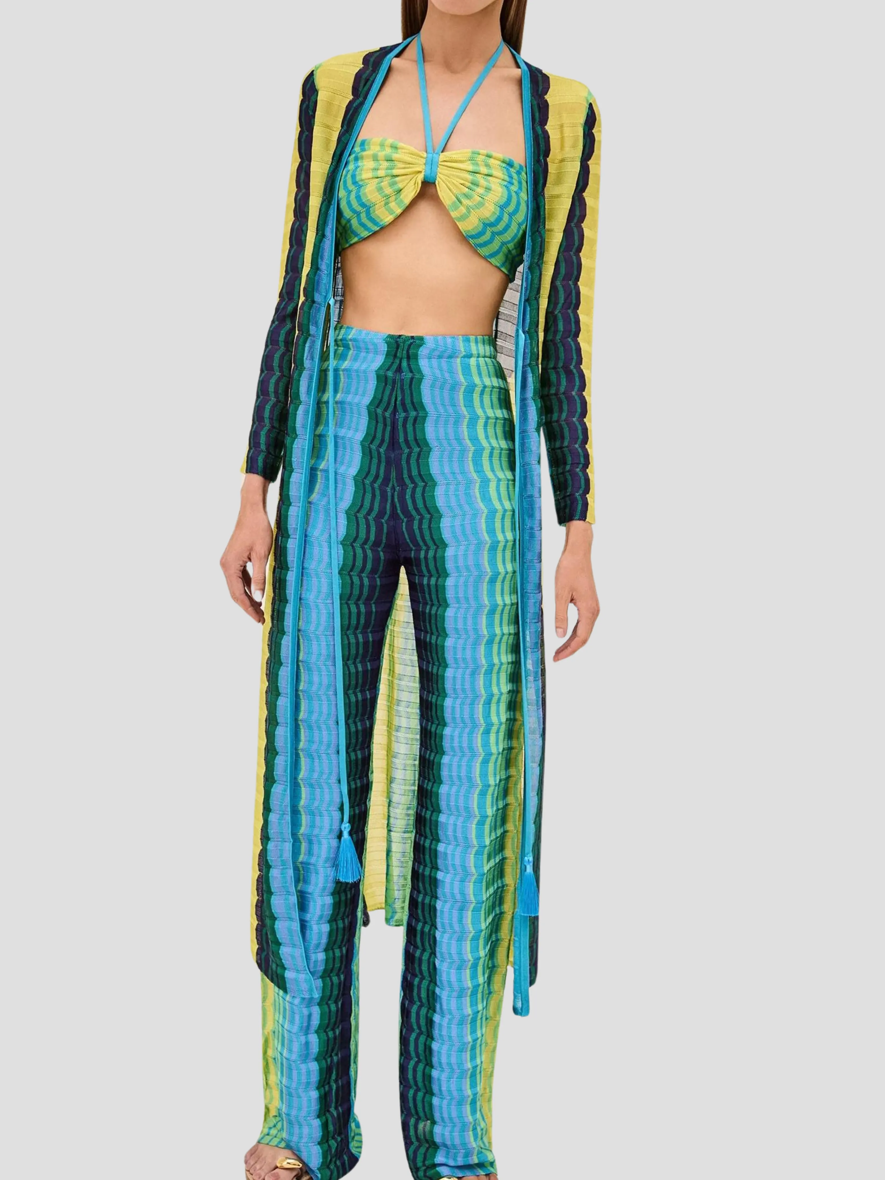 Blue Multi Belgium Pants