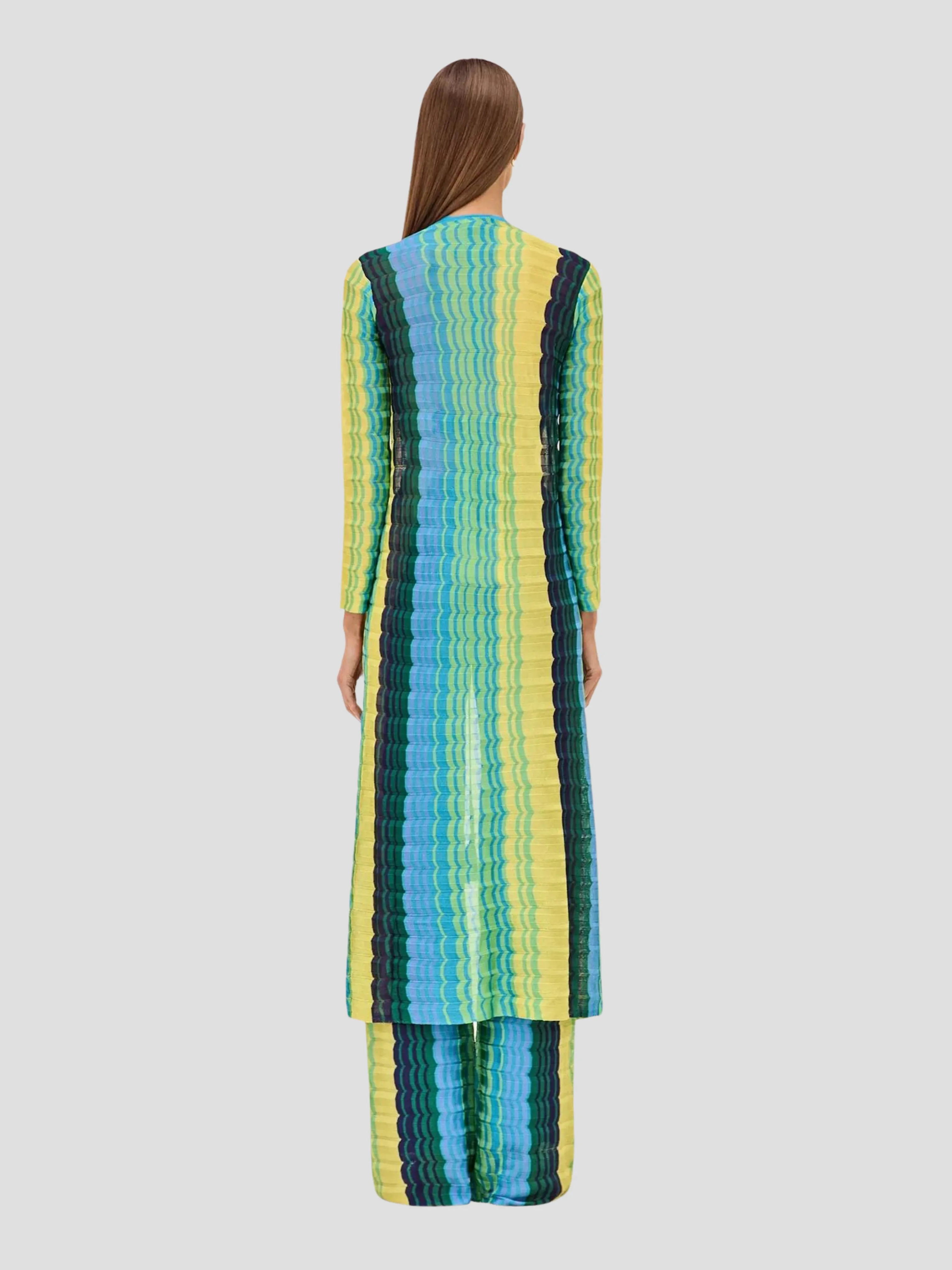 Blue Multi Retti Robe