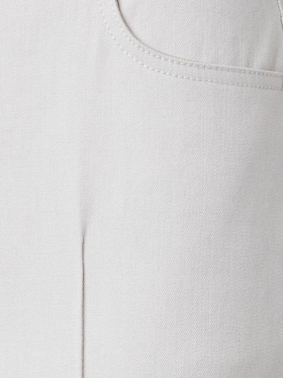 Bootcut Cotton Denim Stretch Pants