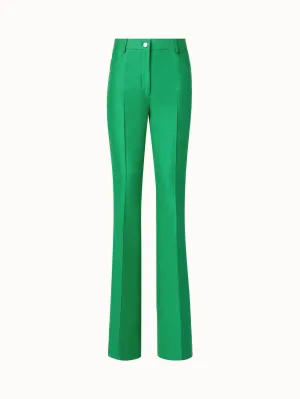 Bootcut Cotton Denim Stretch Pants