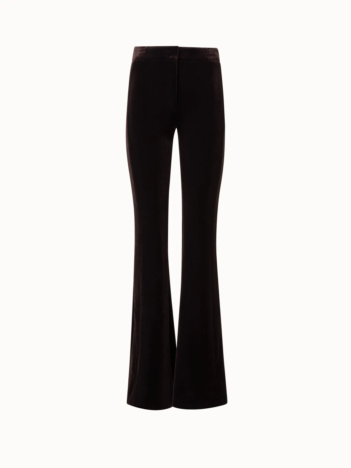 Bootcut Neoprene Velvet Pants