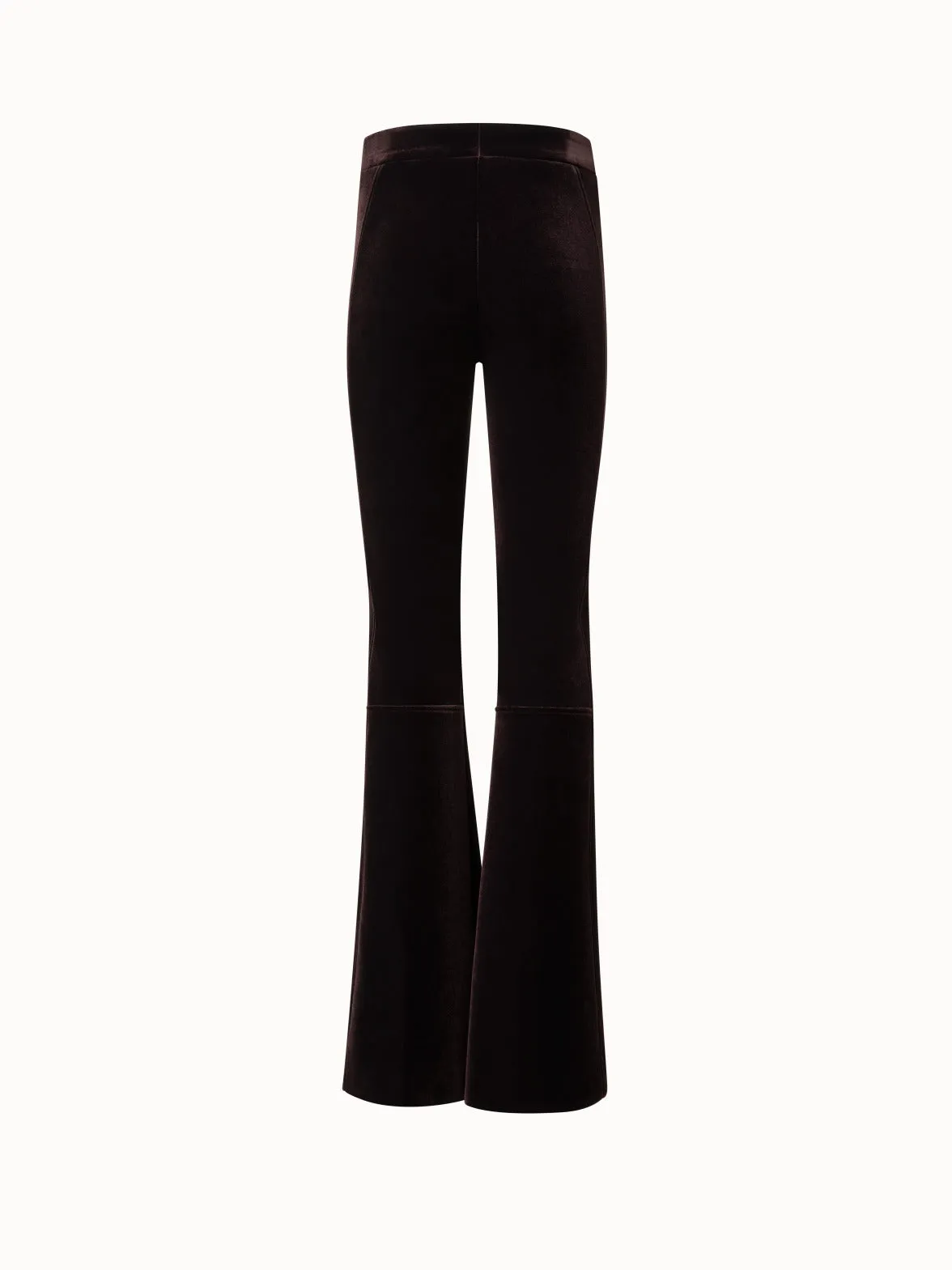 Bootcut Neoprene Velvet Pants