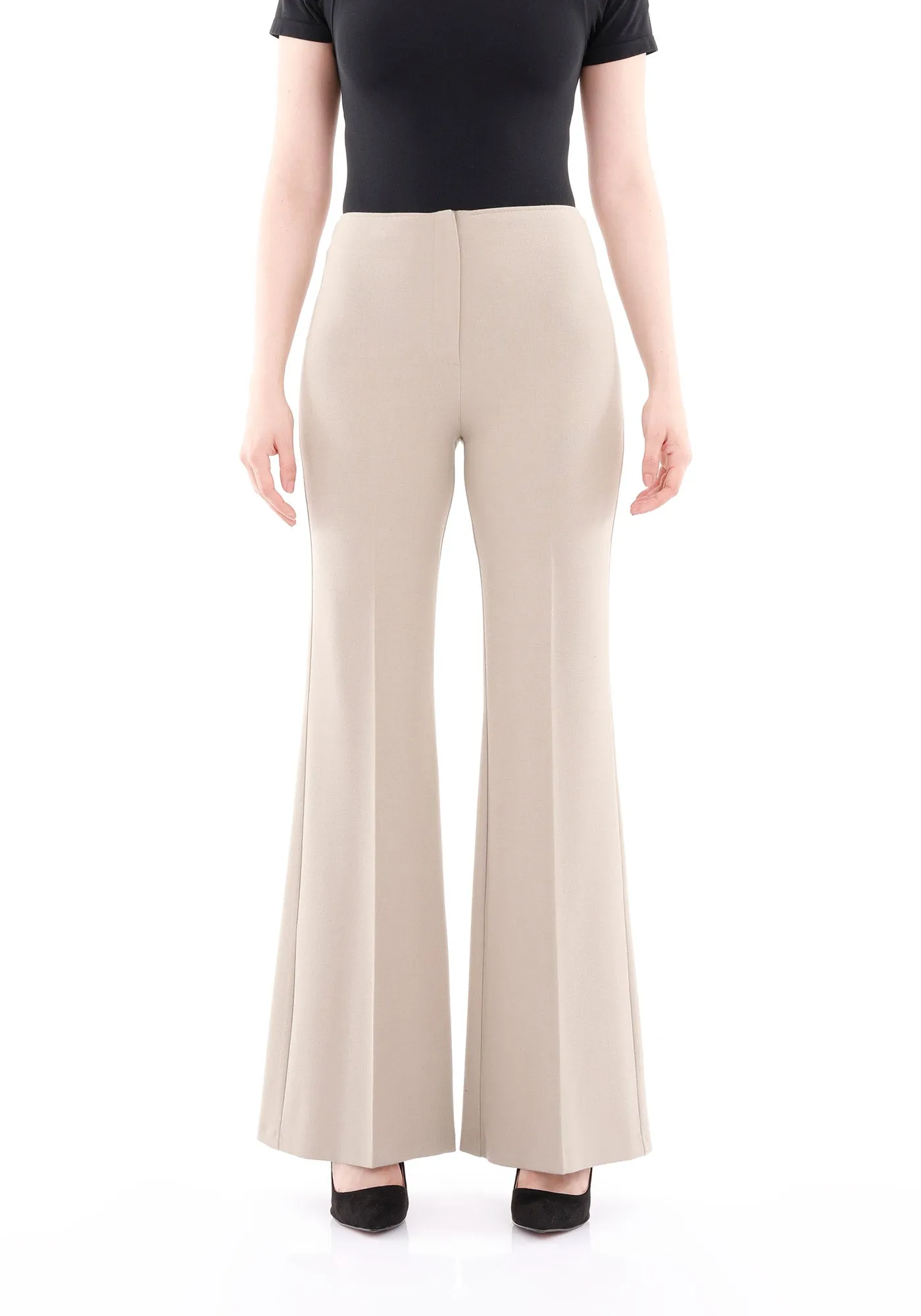 Bootcut Pants - High Waisted Flare Trousers - G-Line