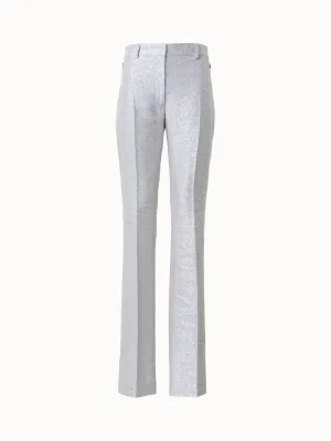 Bootcut Sequins Linen Blend Pants