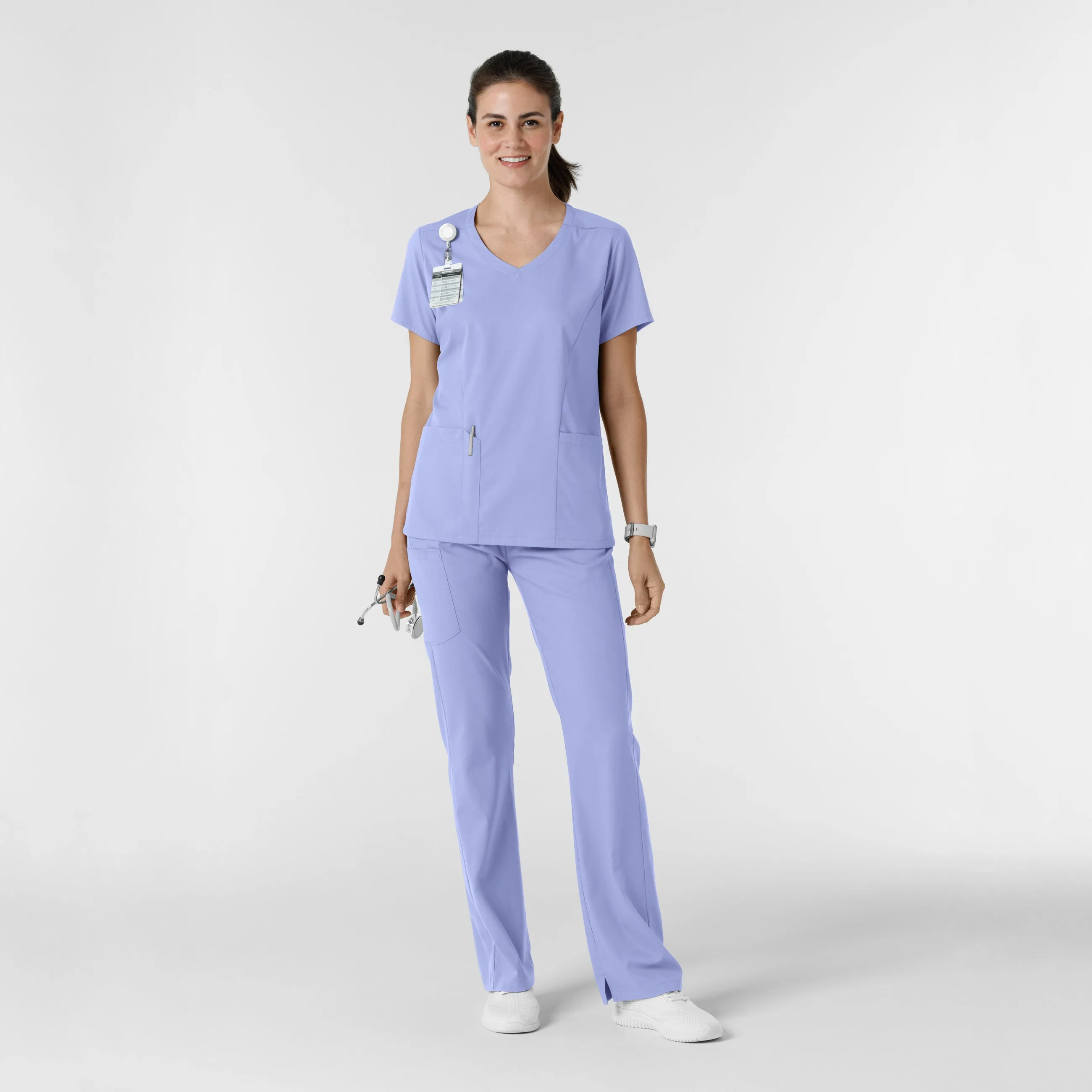 Boundless 5251 Bootcut Scrub Pants Ceil Blue