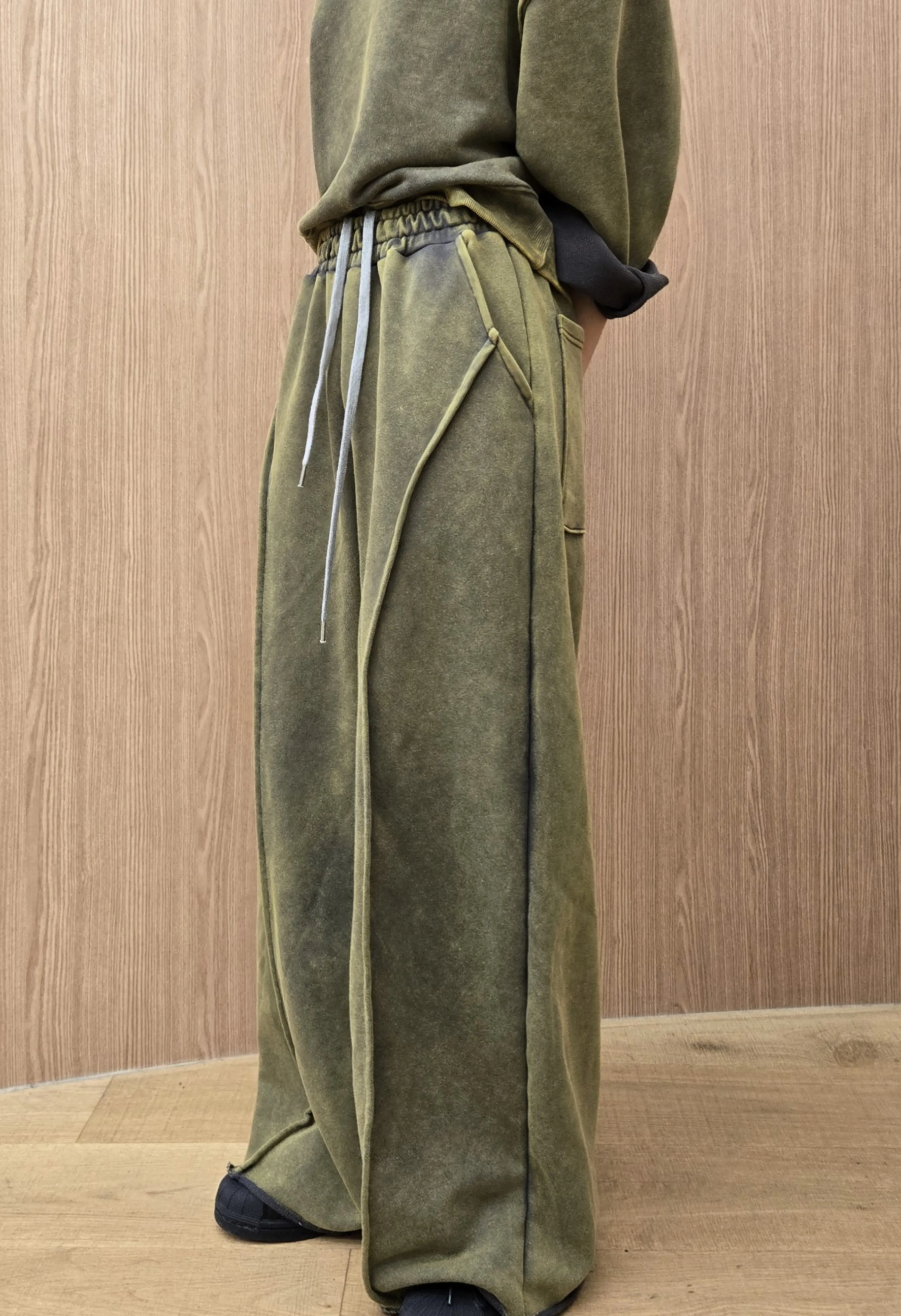 Boyfriend Pants in Green