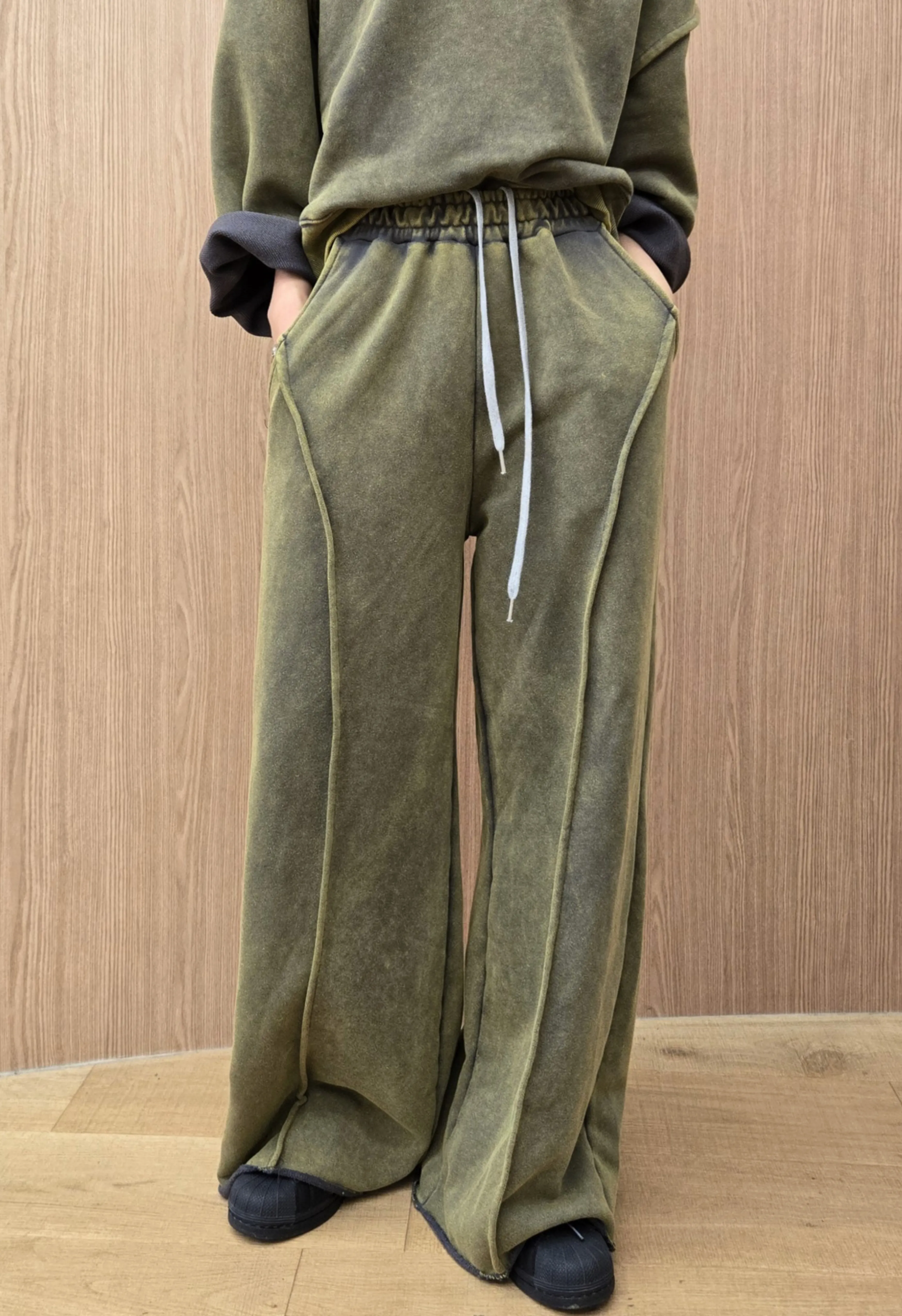 Boyfriend Pants in Green