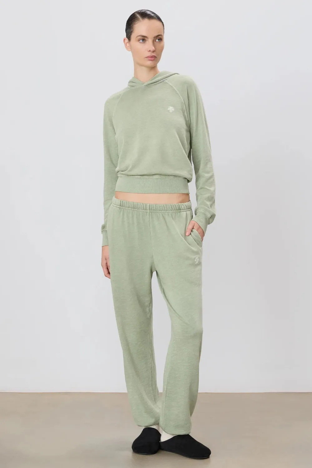 Boyfriend Pocket Sweatpants Sage