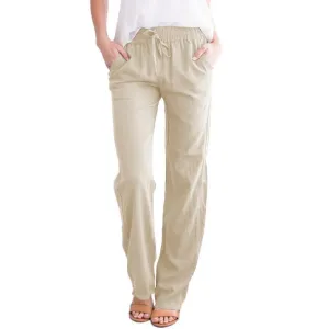 BreezyCotton Wide-Leg Sweatpants