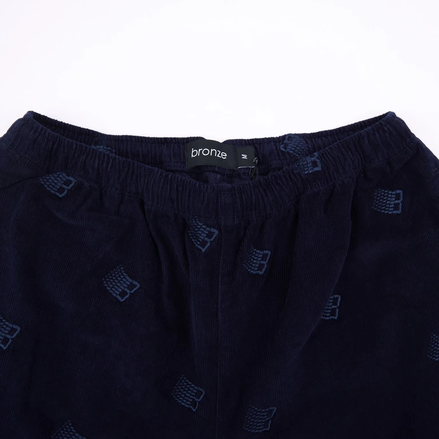 Bronze 56k Allover Embroidered Pant - Navy