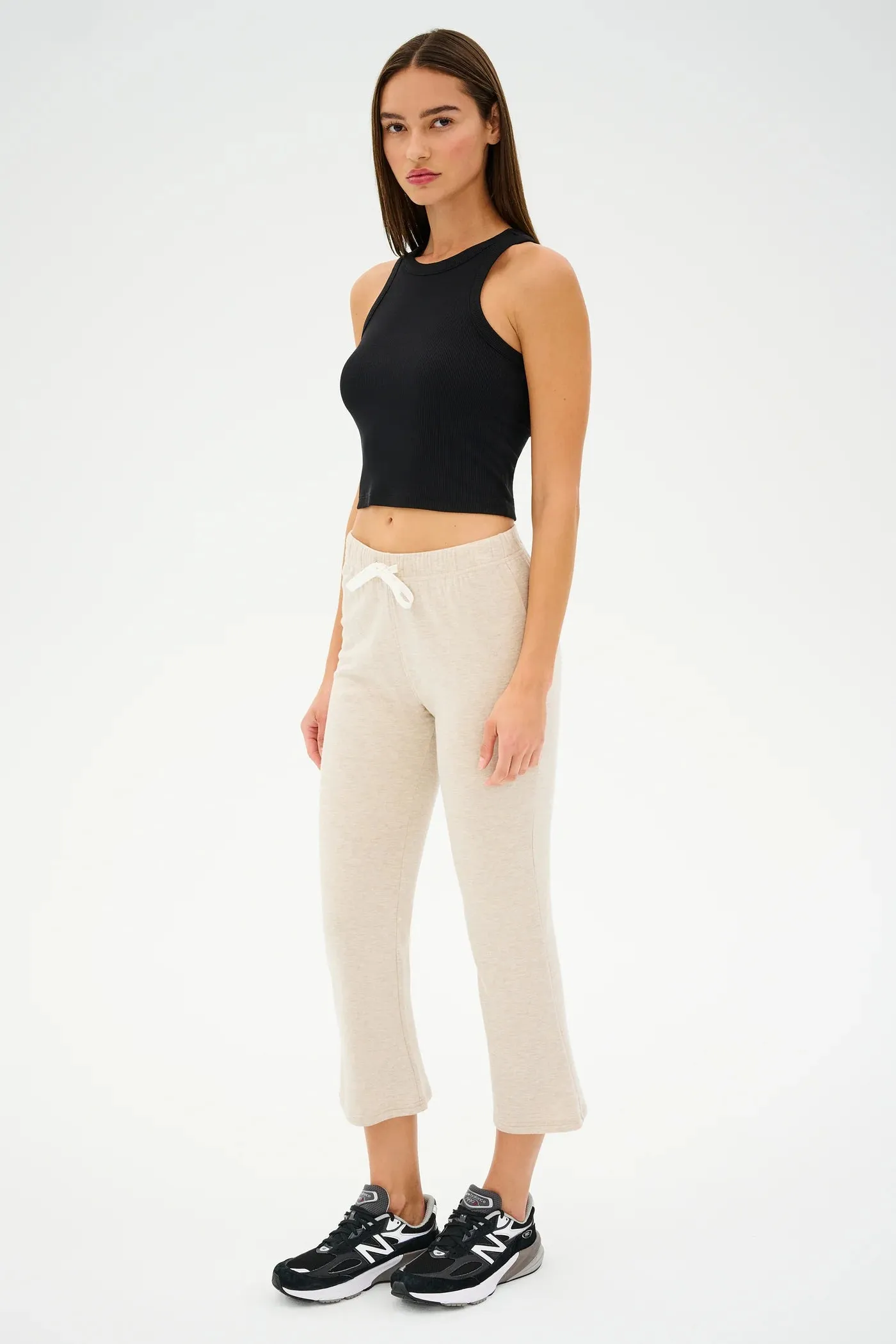 Brooks Fleece Cropped Flare