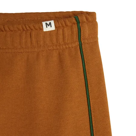 Brown Piping Joggers
