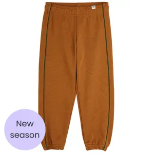 Brown Piping Joggers