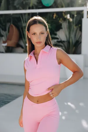 Bubblegum Yoga Singlet Tee