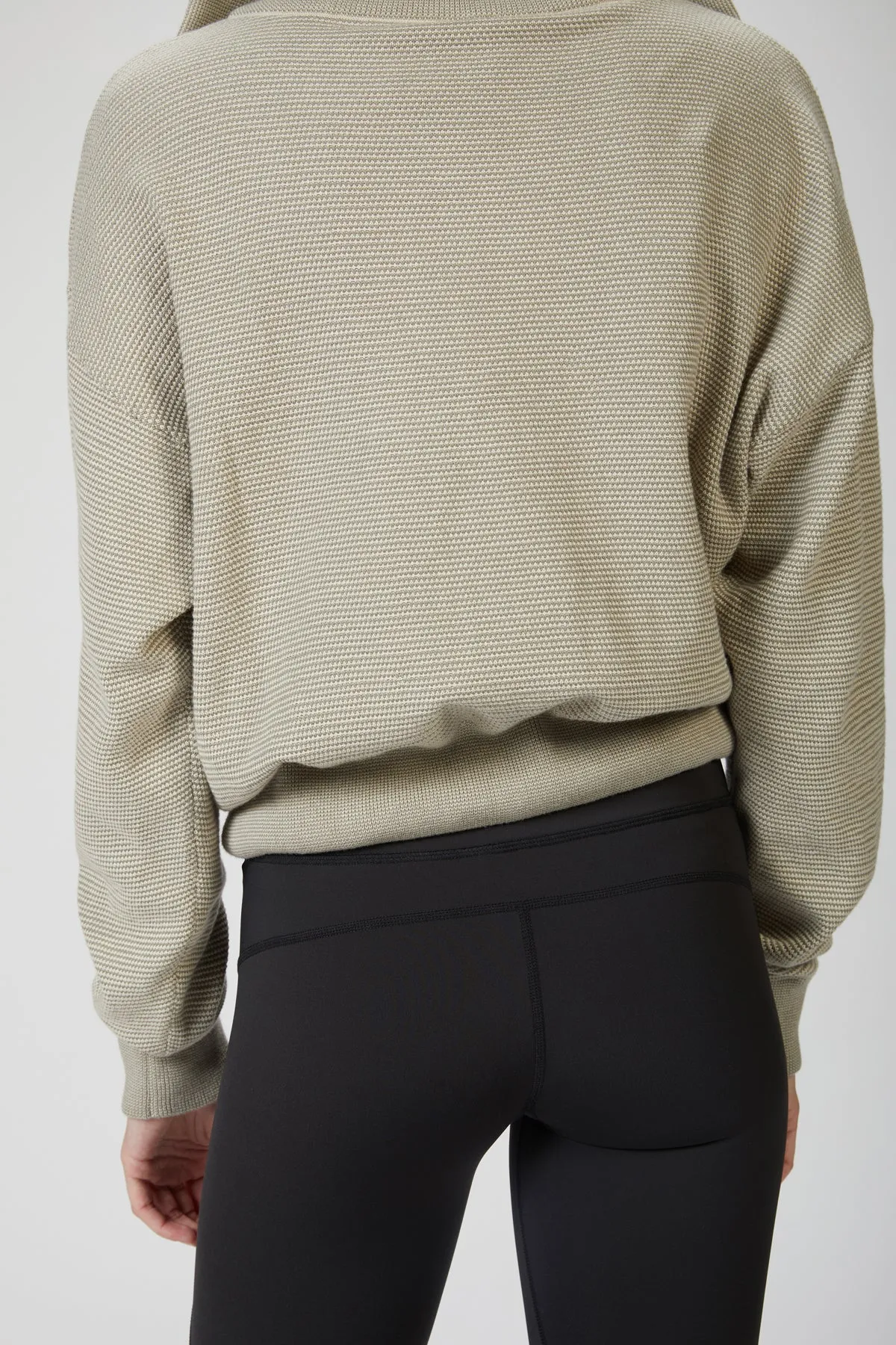BUCKINGHAM KNIT HALF ZIP