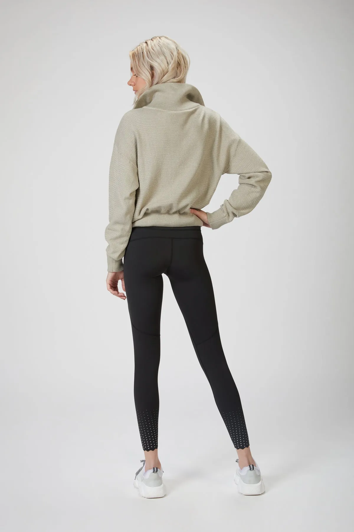 BUCKINGHAM KNIT HALF ZIP