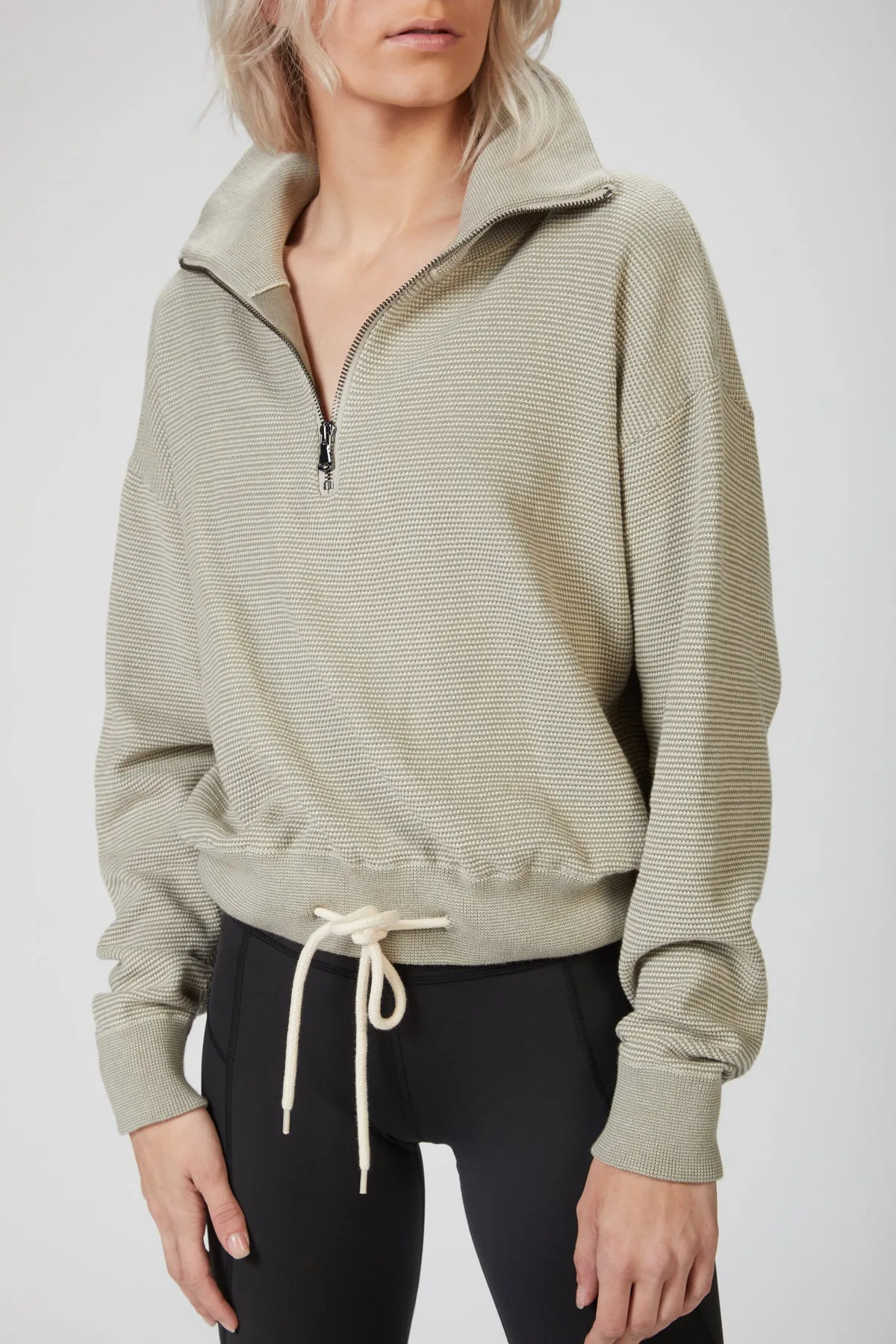 BUCKINGHAM KNIT HALF ZIP