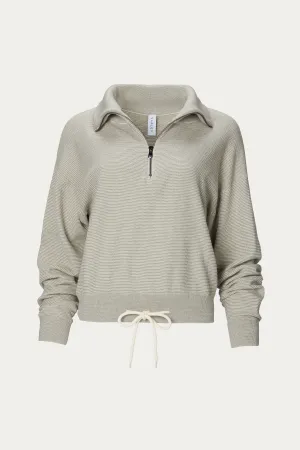 BUCKINGHAM KNIT HALF ZIP