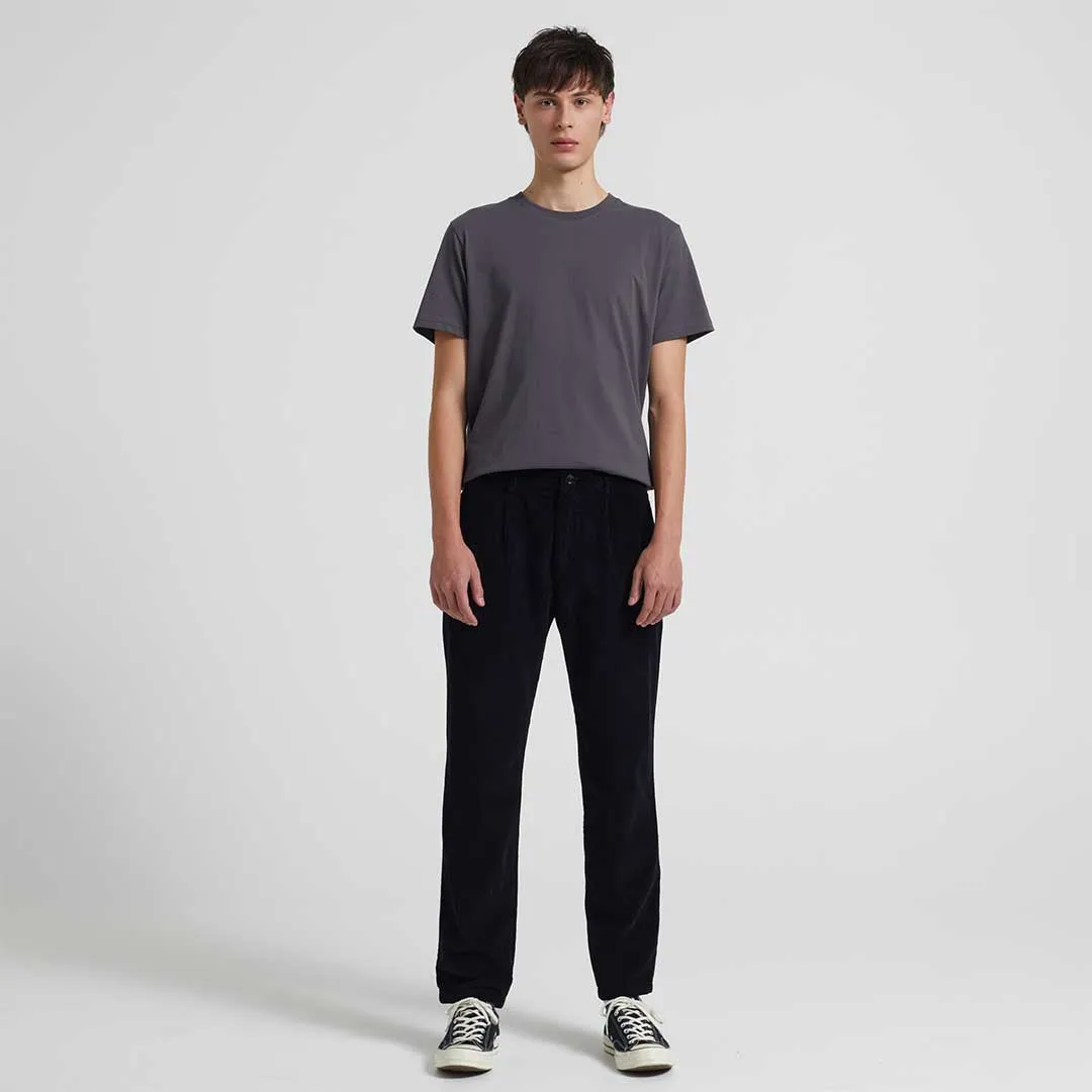 BY GARMENT MAKERS Buster Corduroy Pants jet black