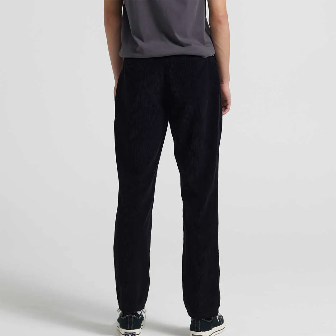 BY GARMENT MAKERS Buster Corduroy Pants jet black
