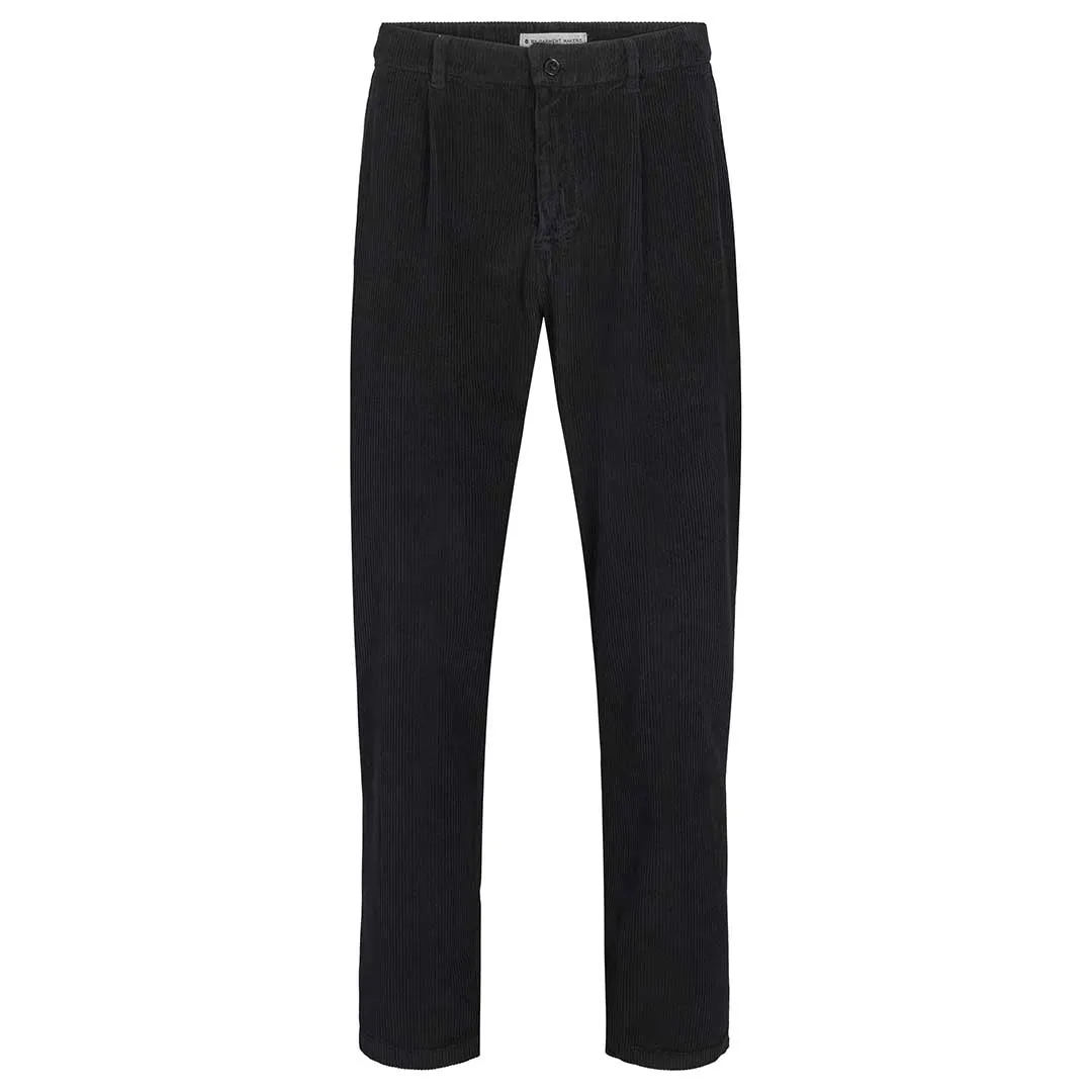 BY GARMENT MAKERS Buster Corduroy Pants jet black
